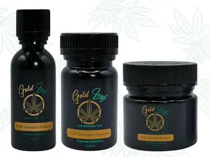 Three matte black PET cannabis containers (bottle, jar, and wide-mouth jar) featuring direct printed branding, demonstrating durable label-free packaging by MedLock.
