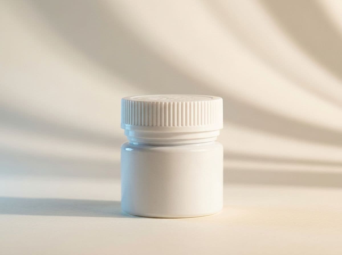 White 20DR PET Jar Front three-quarter hero white scenery product image