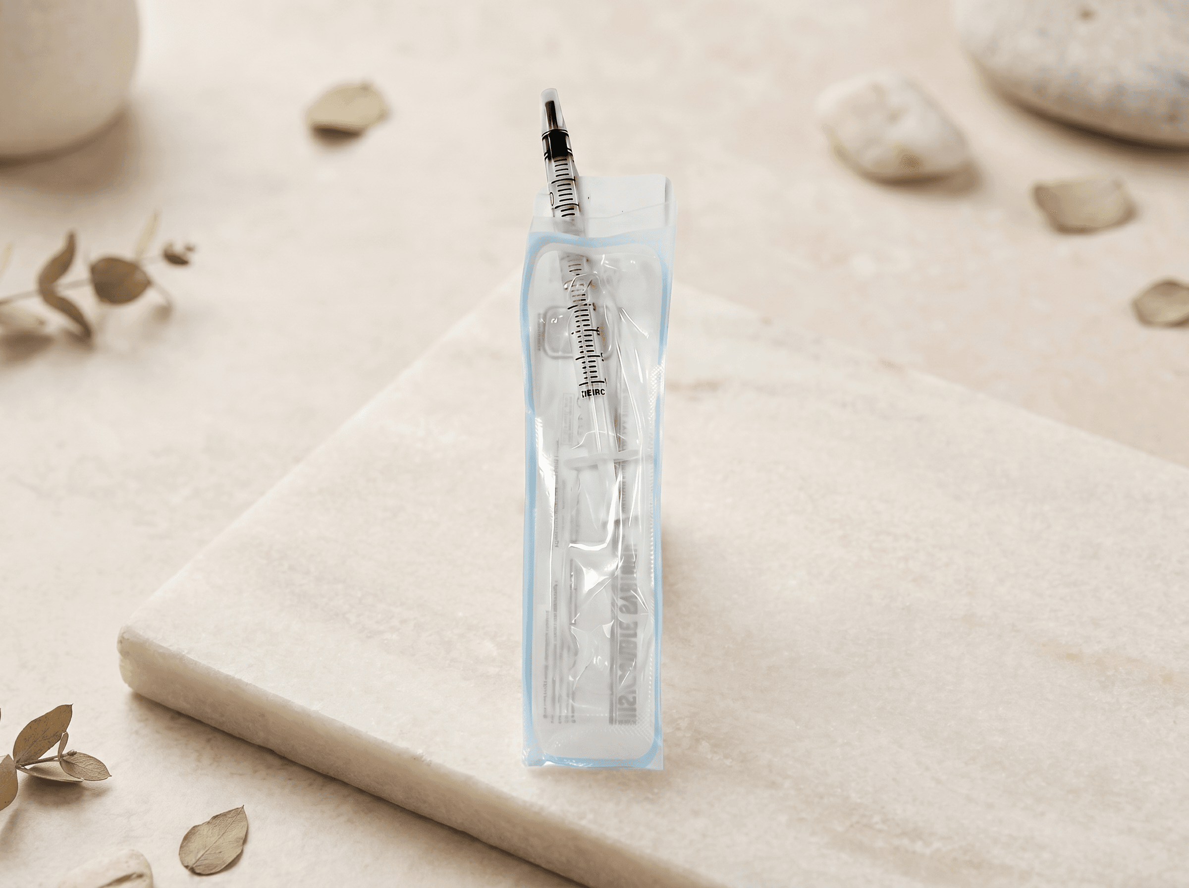 E/O Sterile Oral Syringe 1ml Front three-quarter hero white scenery product image
